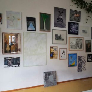 One of many walls at the group exhibition “cent titres” Berlin, 2023